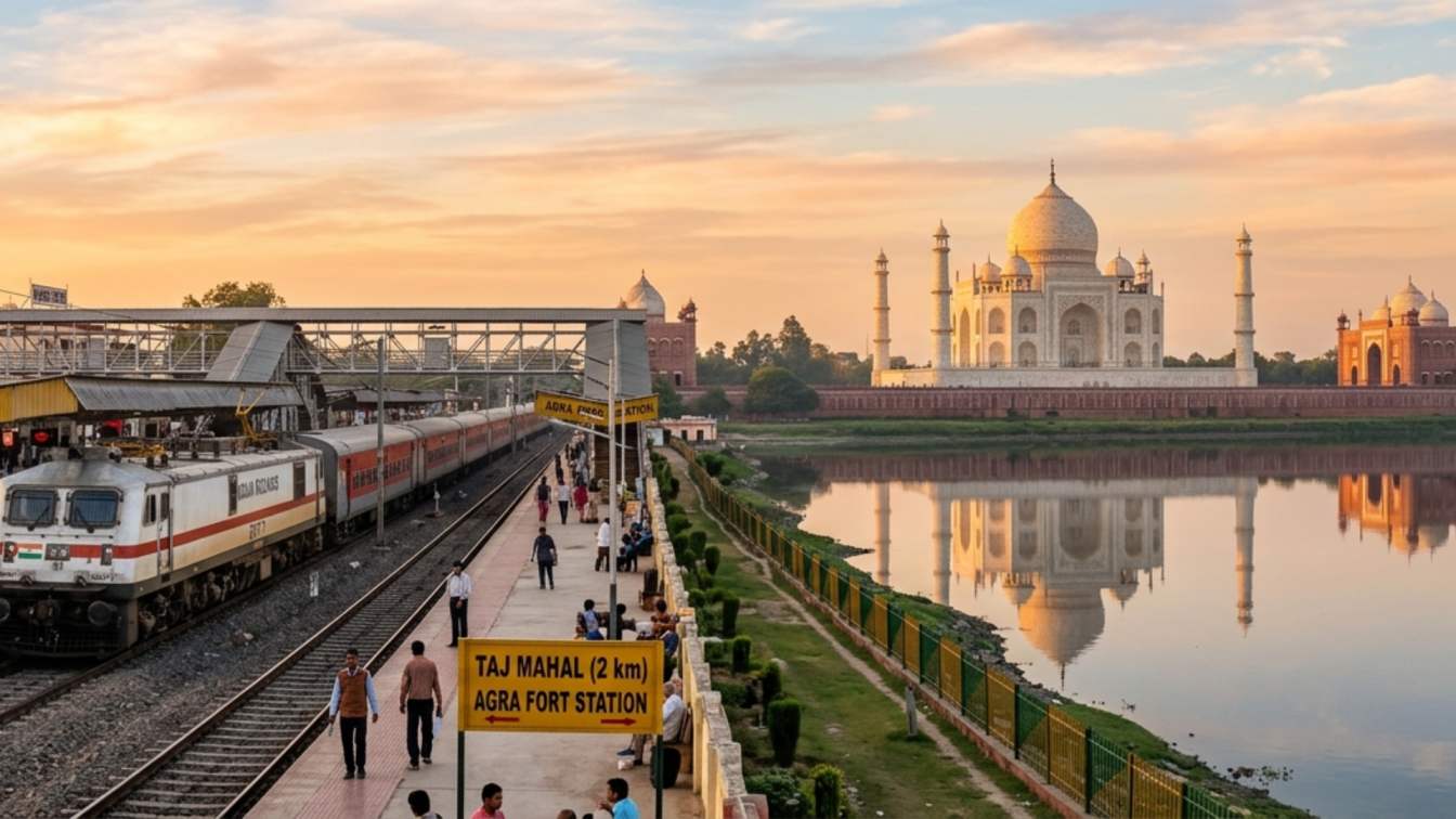 Which Nearest Railway Station to Taj Mahal? Complete Travel Guide (2026)